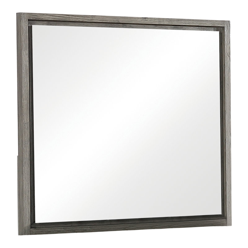 Ensemble de chambre à coucher 3 pièces avec commode et miroir Ibarra Ventura, Grand
