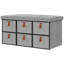 6 Pair Shoe Storage Bench