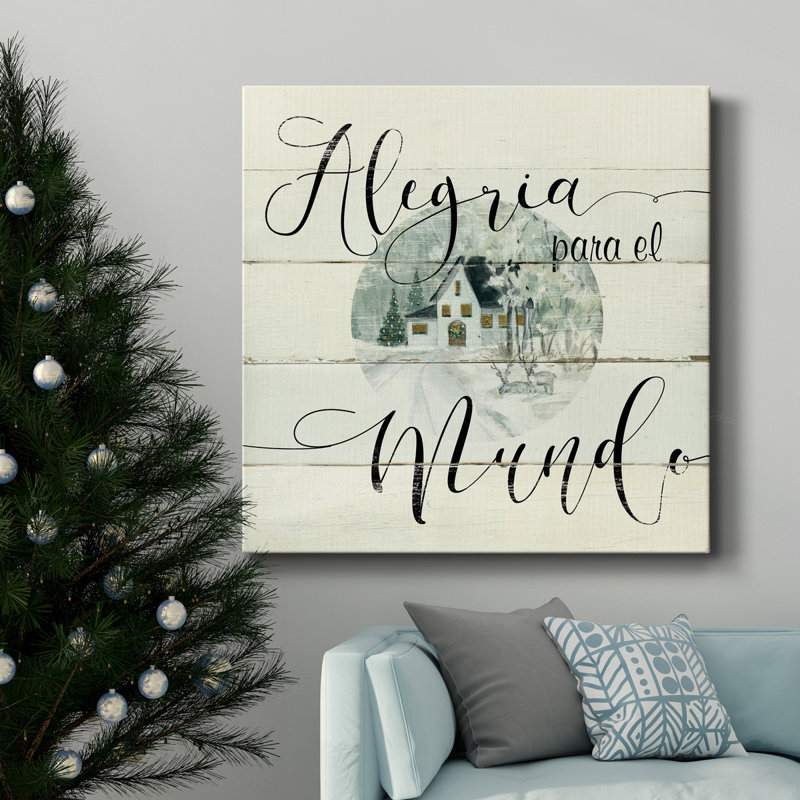 " Alegria Para El Mundo ", 10" H x 10" W x 1.5" D