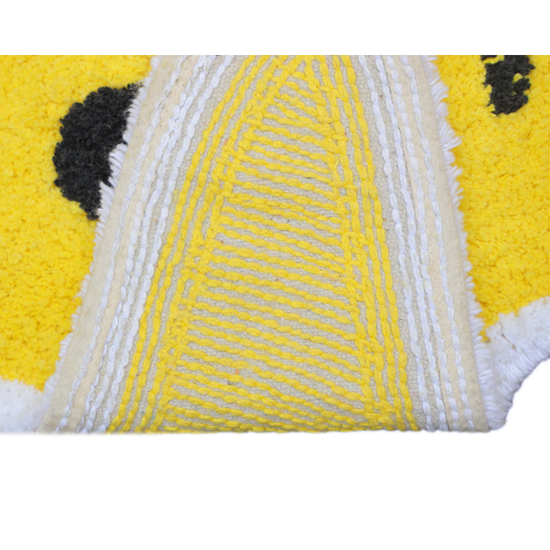 Koeppe Cotton Bath Rug, Yellow