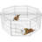 Panel Iron Exercise Pen With Door-49908938