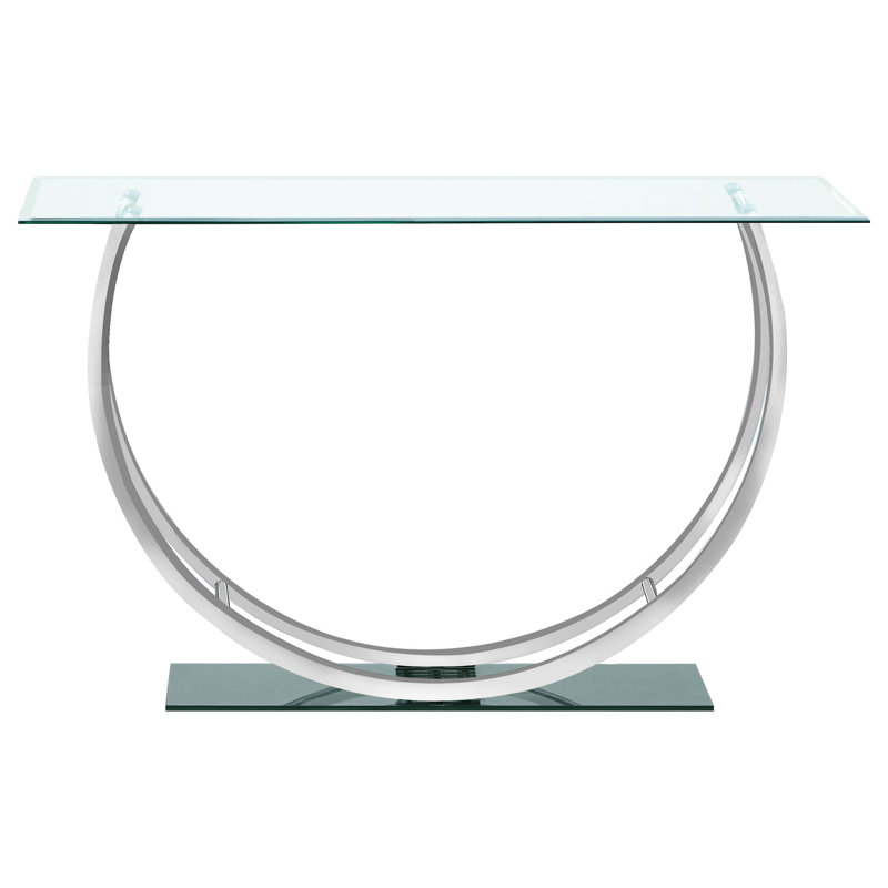 Danville 48'' Glass Top Console Table