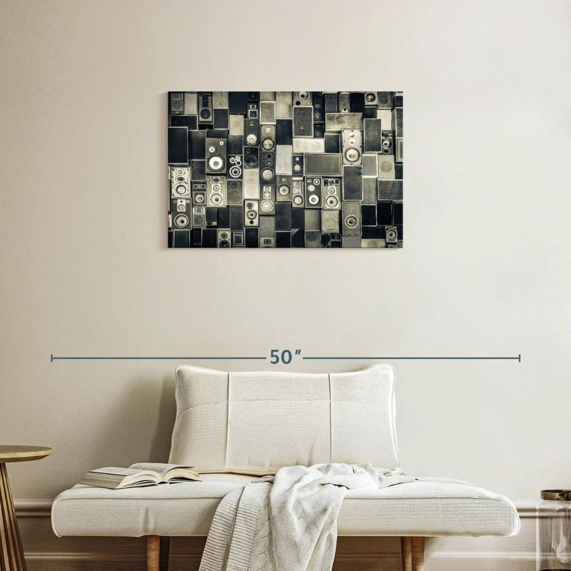 Abarca mosaïque de haut-parleurs, H 20 po x l 30 po