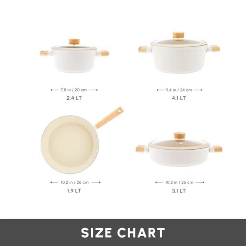 7 - Piece Ceramic Cookware Set