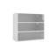 White Glass Door Shoe Box Shoe Storage Cabinet  With RGB Led Light