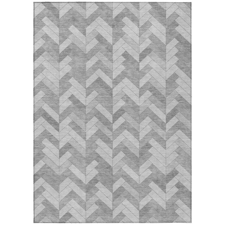 Machine Washable Indoor/Outdoor Matteson ACN2297 Geometric Rug