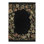 Flora Fantasia Machine Woven Wool Floral Area Rug in Noir/Pink/Green/Yellow