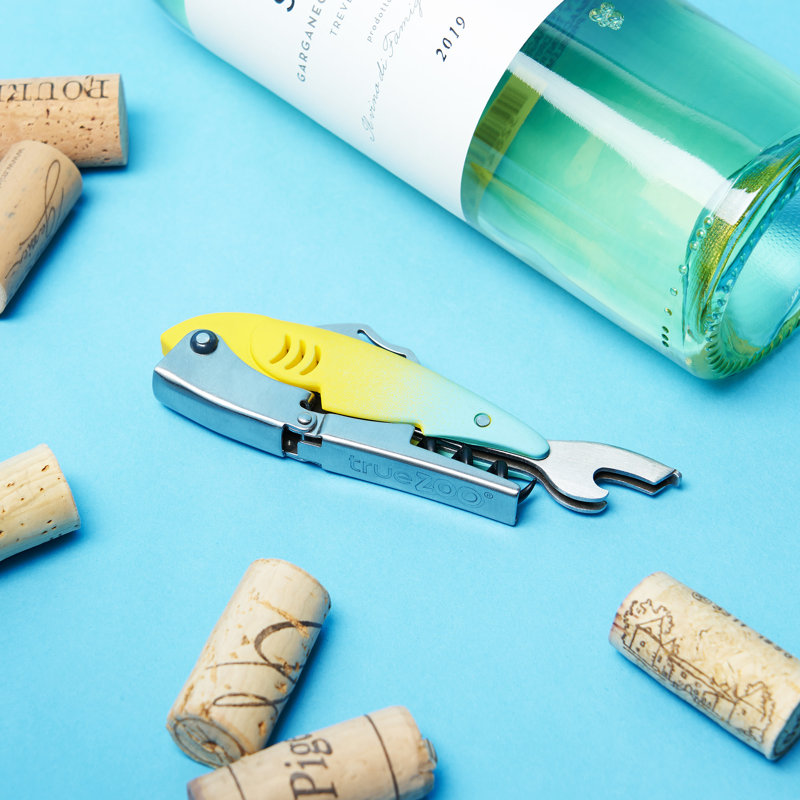 TrueZOO Gilbert Fish Corkscrew, Yellow