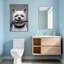 Animaux, chien tenant un pistolet avec collier clouté-1450954768