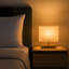Slimline Metal Rectangle 28cm Bedside Lamp-1991778114