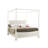 Ivory Key Canopy Bed-12358442