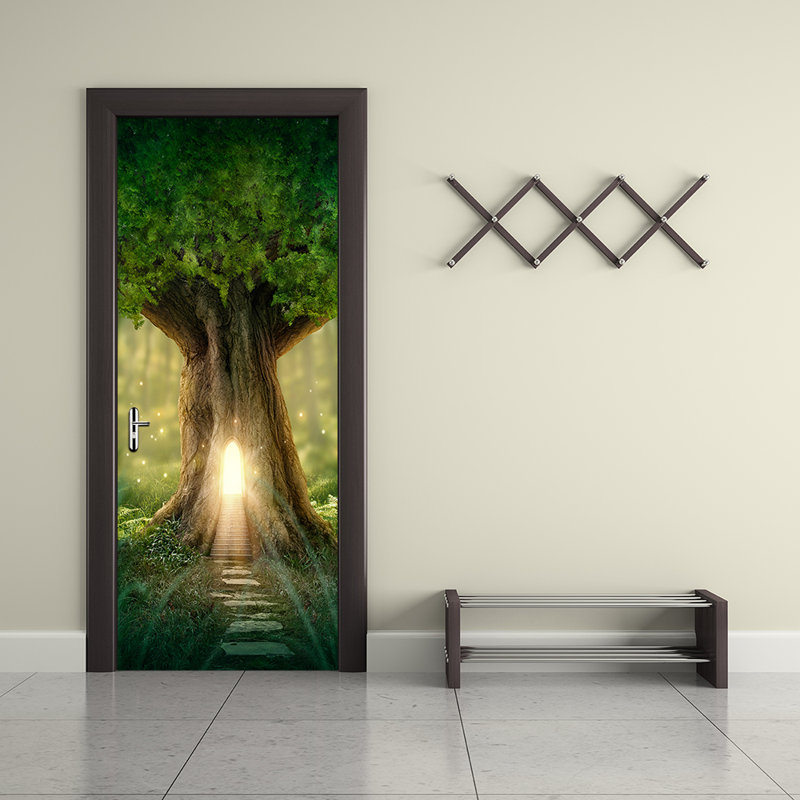 Décalcomanie murale arbre imaginaire