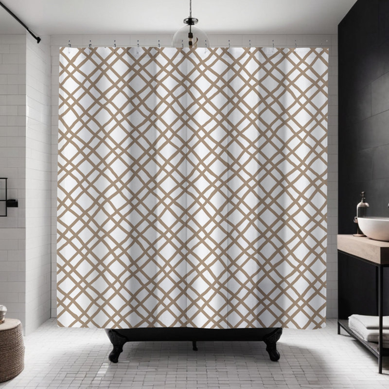 Rideau de douche Coco, Beige