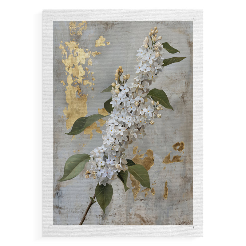 Série FLORAL CCLV III - Impression sur toile seulement - NON CADRE, H 18 po x l 12 po
