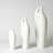 Indentation Vase-Matte White-43401128
