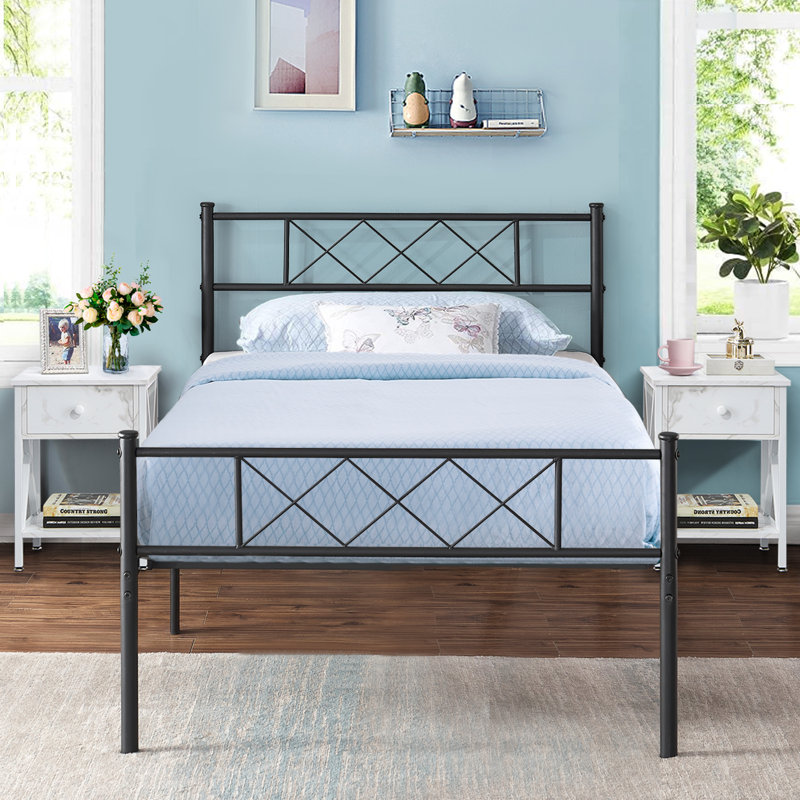 Ensemble de chambre à coucher Kempst, Blanc, Simple