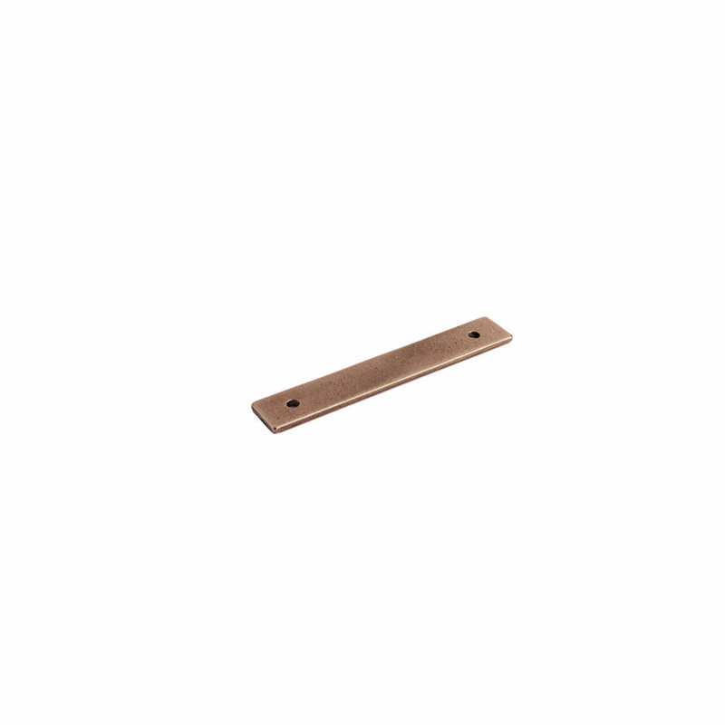 Schaub Vinci Backplate for Cabinet/Drawer Pull, Natural Bronze, 4.5" H x 0.75" W