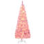  Arbre de Noël artificiel enneigé à ouverture automatique avec lumières DEL blanc chaud-1838325606