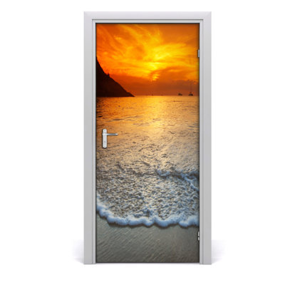 Sunset Door Decal