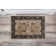 Shelbina Floral Border Beige and Blue Soft Low Pile Area Rug