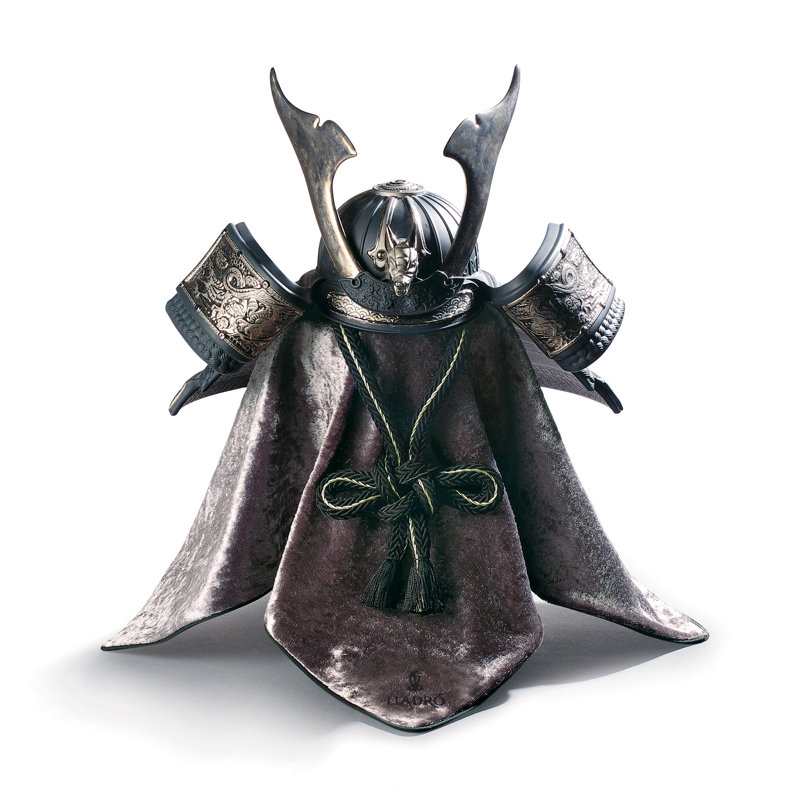 Dragon Samurai Helmet Sculpture