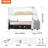 VEVOR Hot Dog Roller with Glass Lid