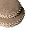 Crocheted Pebble w/ Wood Discs - Chobe - Set of 2
