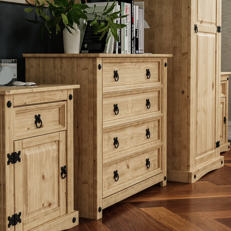 Harold Solid Wood Piece Bedroom Set