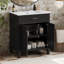 30-Inch Bathroom Vanity With Ceramic Basin,  Soft Close Door And Adjustable Shelves-1676057447