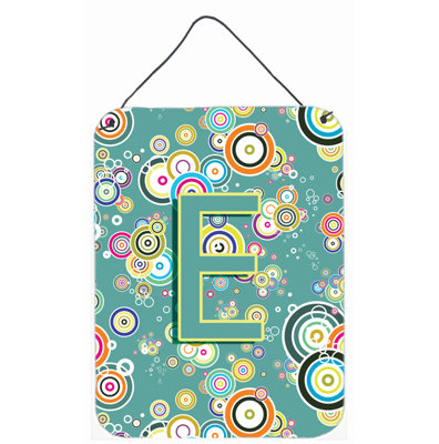 Letter Circle Initial Alphabet by Denny Knight Graphic Art Plaque