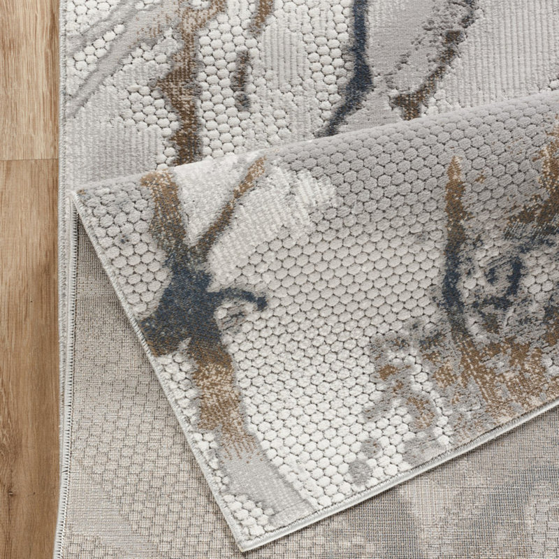 Tapis gris 5 pi 3 po x 7 pi 3 po, 5 pi 3 po x 7 pi 3 po
