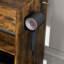 Table de coiffeuse avec miroir et lumières DEL réglables, prise de courant, support pour séchoir à cheveux et tabouret - coiffeuse compacte pour petites chambres-748483437