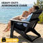 Chaises pliables Adirondack, ensemble de chaises de patio en PEHD léger et portable, siège de foyer d'extérieur pliable et peu encombrant pour le camping, la cour arrière et la terrasse-1195542322-1195542320