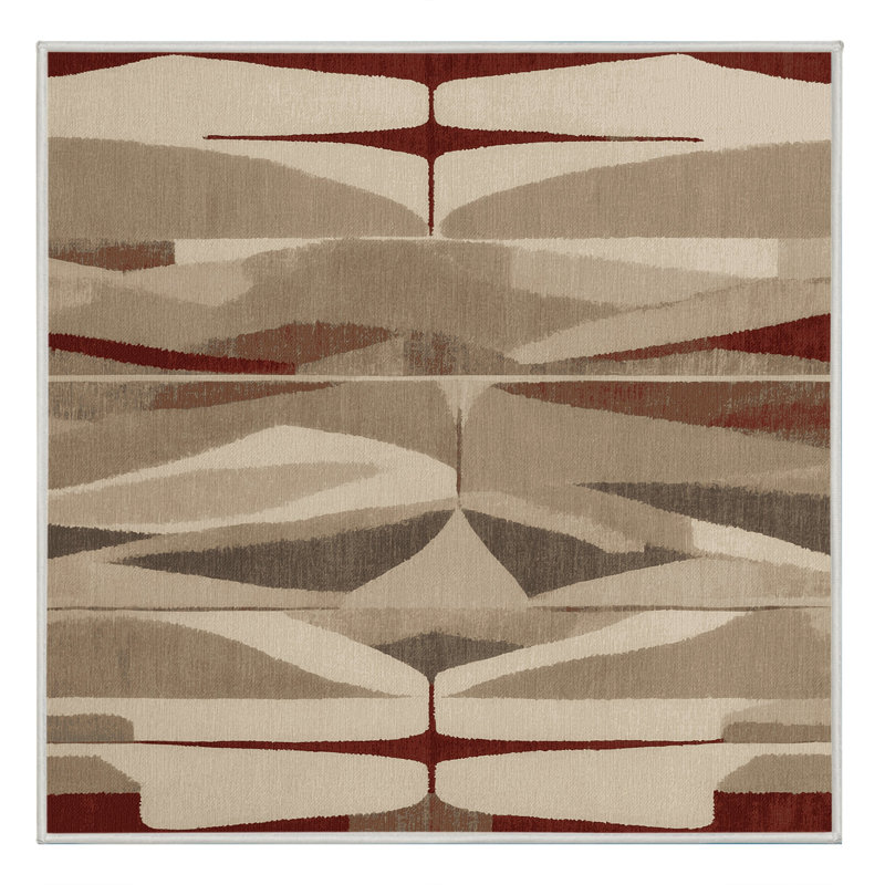 Facet Fusion Rug, Square 6'