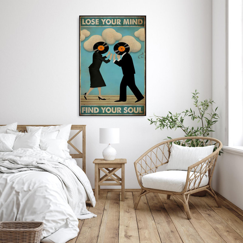 Vinyle Lose Your Mind 1, H 36 po x l 24 po x P 1,25 po