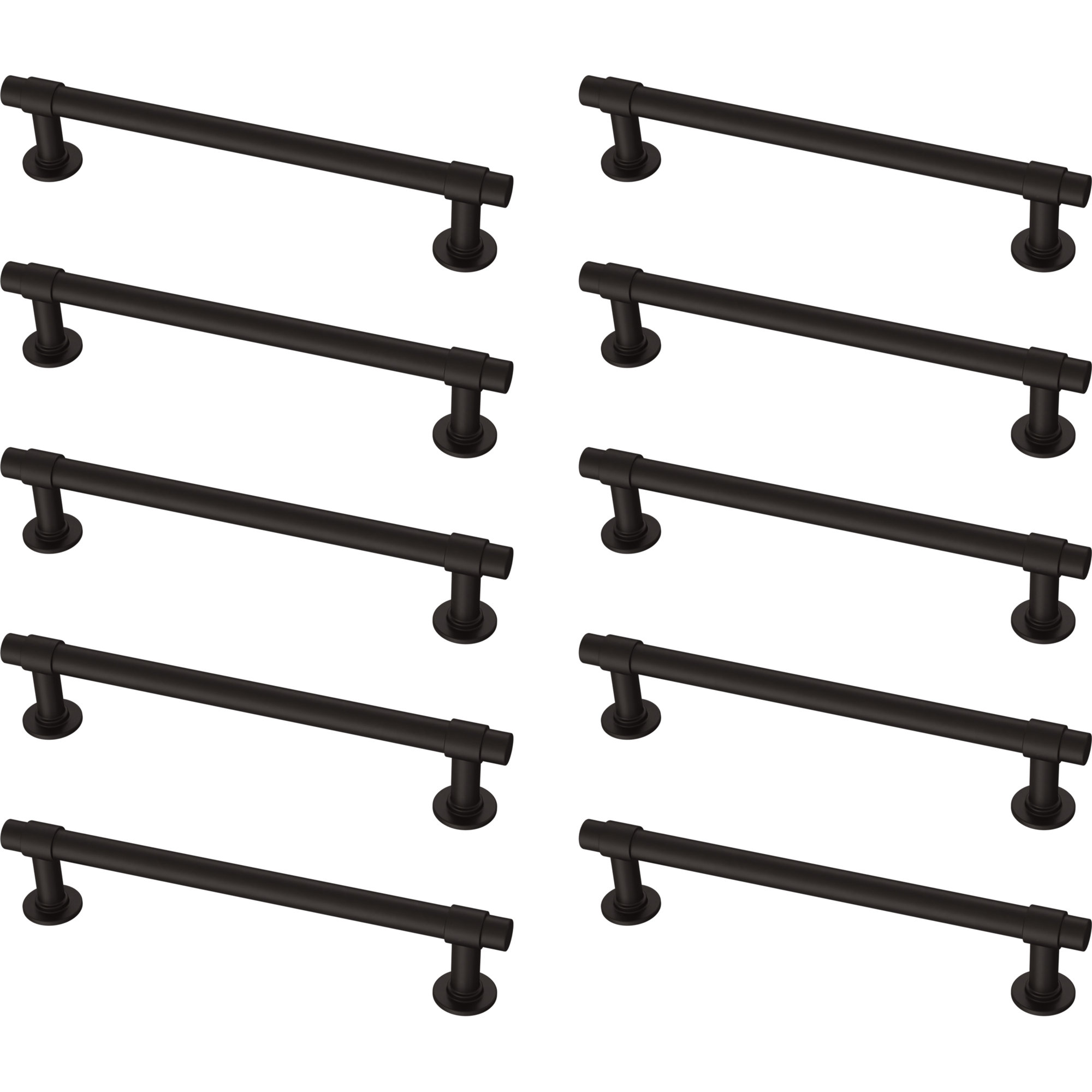 Francisco Center to Center Bar Pull Multipack, 5.06", Matte Black