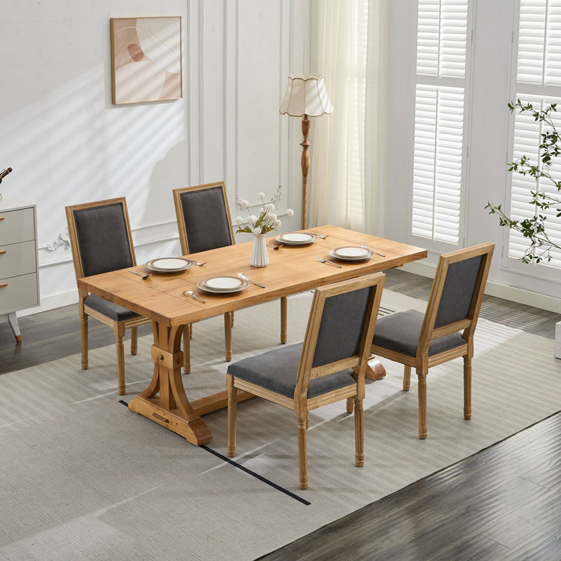 Ensemble de 2 chaises French Decor, Gris