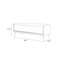 Banc rembourré beige et bleu Gay-285951164