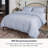 Delara GOTS Certified 100% Organic Cotton Percale Duvet Cover Set - 400 Thread Count, Smooth & Breathable-101810826-103975757