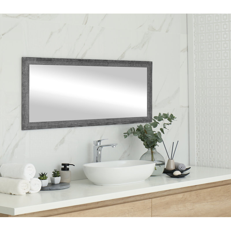 Dakston Solid Wood Flat Mirror, 32.5" x 72"