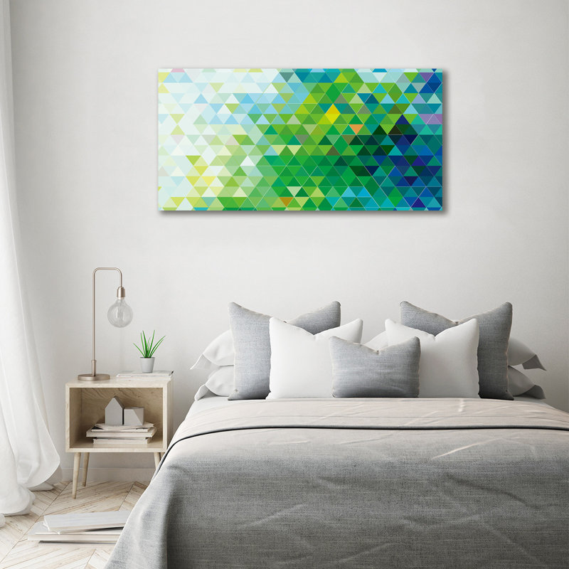 Triangles - Wrapped Canvas Print