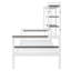 Lit de jour polyvalent en métal avec bureau mobile, grille robuste, tablettes pratiques et support pratique-659572748-659572750