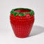 Pot de fleurs décoratif en forme de fraise pour la décoration extérieure