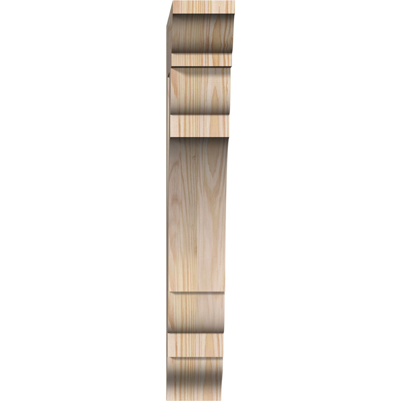 Support olympique traditionnel, Douglas (lisse), H 24 po x l 3,5 po x P 16 po