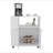 Two-Door Kitchen Base Cabinet Cart with four Shelves, Side Shelves, Cabinet, Kitchen Storage-1764828577
