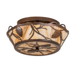 2 - Light Semi Flush Mount