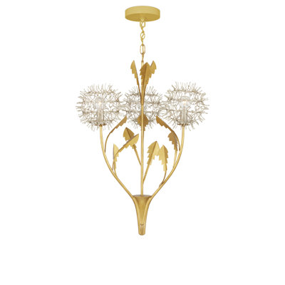 Dandelion 3 - Light Silver/Gold Novelty Pendant