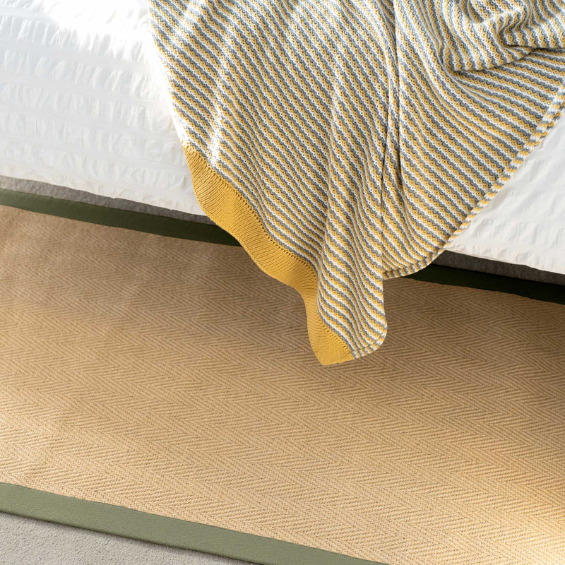 Hendrickson No Pattern And Not Solid Colour Hand Woven Area Rug, Runner 70 x 240cm
