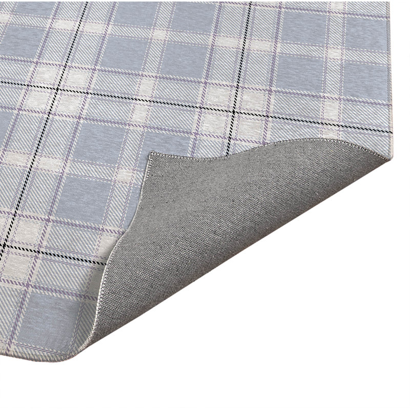 Billy Tartan Non-Slip Outdoor Rug, Rectangle 3' x 5'