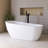 67'' Acrylic Freestanding Soaking Bathtub In Glossy White
